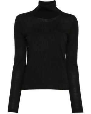 EMERSON RENALDI Ribbed-Knit Roll-Neck Sweater - Zwart