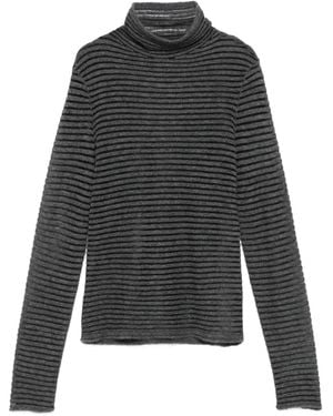Proenza Schouler Ribbed Turtleneck Jumper - Grey