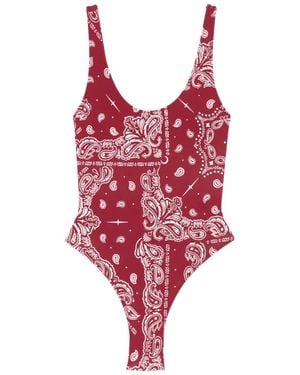 VENUJA Costume Da Bagno Con Stampa Bandana - Rosso