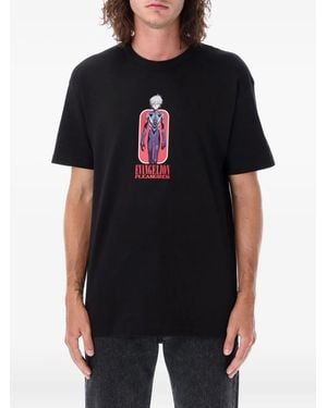 Pleasures Graphic-Print T-Shirt - Black