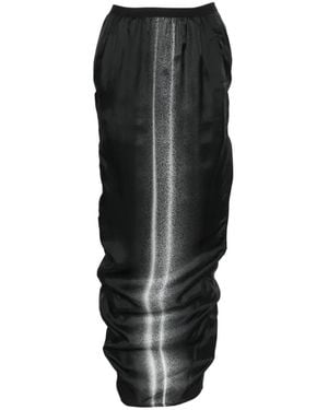 Rick Owens Maxirock Mit Farbverlauf-Effekt - Schwarz