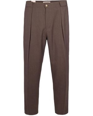 Briglia 1949 Pleated Trousers - Brown