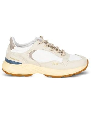 Stokton Reverse-U Sneakers - White