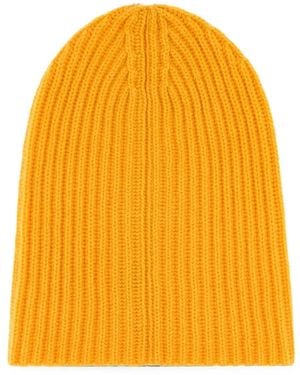 Umit Benan Paradiso Ribbed-Knit Beanie Hat - Yellow