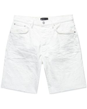 Purple Brand Film Monogram Jacquard Shorts - White