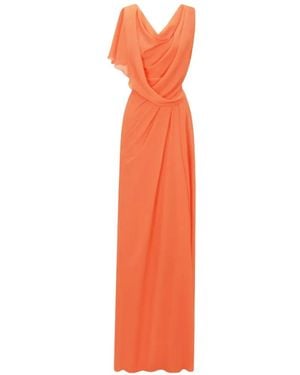 Gemy Maalouf V-Back Maxi Dress - White