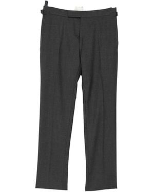 Tom Ford Tailored Straight-Leg Pants - Black