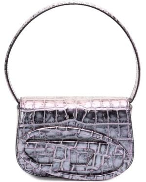 DIESEL 1dr ハンドバッグ - グレー