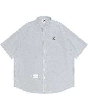 Aape By A Bathing Ape Striped Shirt - White