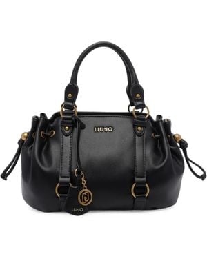 Liu Jo Logo-Plaque Tote Bag - Black