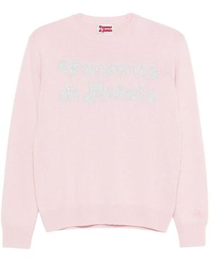 MC2 Saint Barth Logo Lettering Jumper - Pink