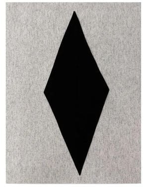 Rier Losange-Shape Scarf - Grey