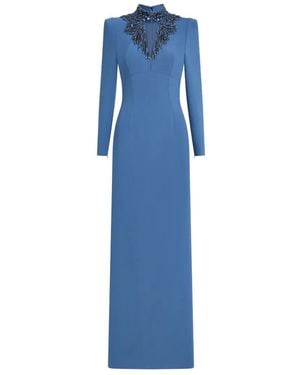 Jenny Packham Vestido De Fiesta Chama - Azul