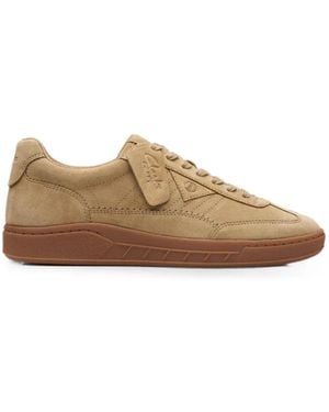 Clarks Craft Rally Ace Suede Sneakers - Brown