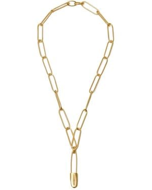 Undercover Collar De Cadena Con Imperdible - Metálico