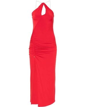 Nissa Maxikleid Mit Neckholder - Rot