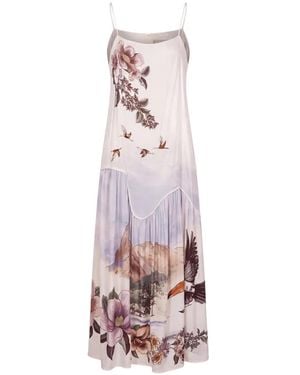 FARM Rio Toile De Rio Sleeveless Maxi Dress - White