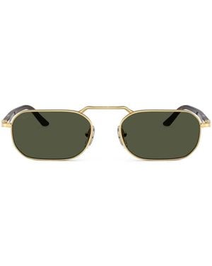 Persol Rectangle-Frame Sunglasses - Green