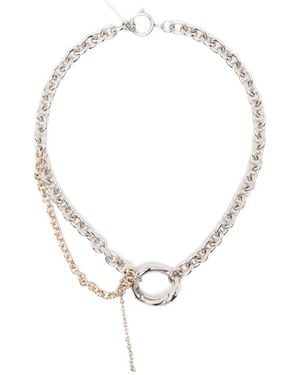Justine Clenquet Gracie Chain-Link Necklace - White