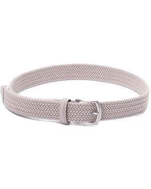 Anderson's Braided Belt - Grey