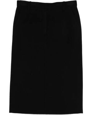 Max Mara Jane Straight Skirt - Black