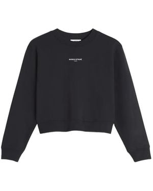 Maison Kitsuné Sudadera Con Logo Estampado - Azul