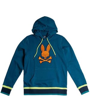 Psycho Bunny Corby "Midnight Ocean" Hoodie - Blue