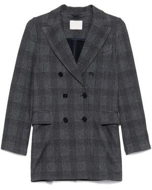 Circolo 1901 Blazer À Carreaux - Gray
