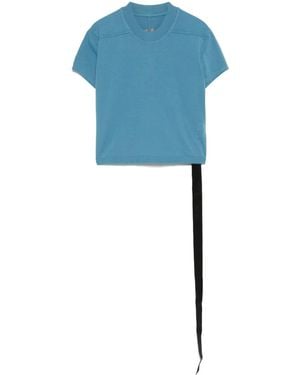 Rick Owens Cropped Level T-Shirt - Blau