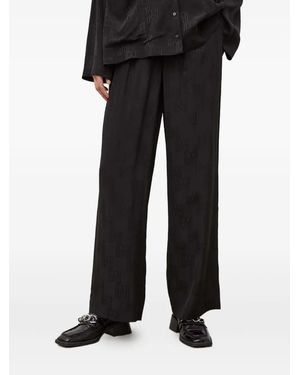 Herskind Monogram-Pattern Trousers - Black