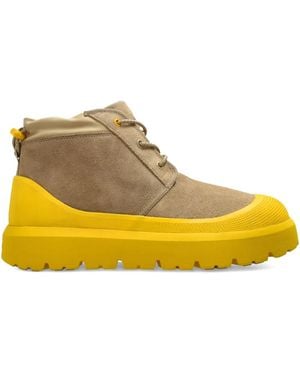 UGG Neumal suede Lace-up boots - Gelb