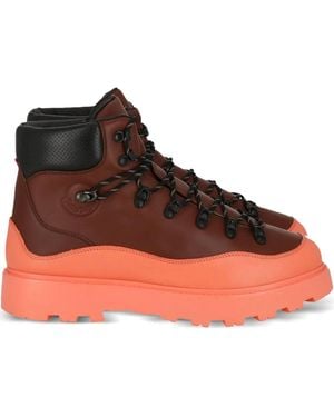 Palm Angels X Moncler Peka Trek Boots - Brown