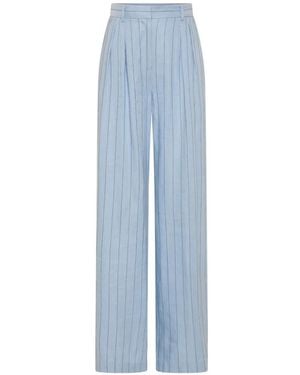 Rebecca Vallance Effie Pinstriped Trousers - Blue