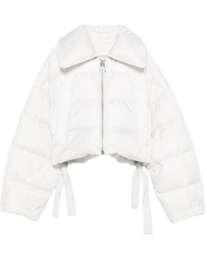 Marc O' Polo Drawstrings-Hem Padded Jacket - White