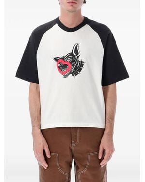 Vans Dayana Dog Face Graphic-Print T-Shirt - White