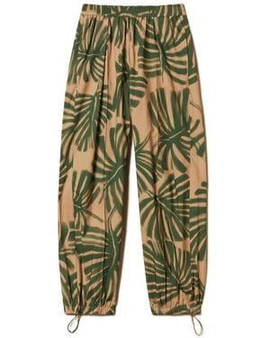 Twinset Printed Sweatpants - Green