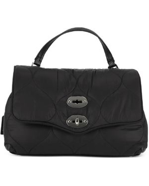 Zanellato Postina Lunaria Quilted Shoulder Bag - Black