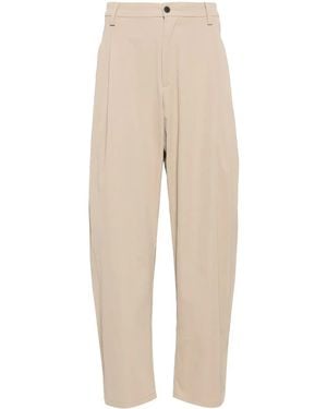 CROQUIS Pleat-Detailing Chinos - Natural