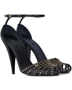 Givenchy Studded Heeled Sandals - Black