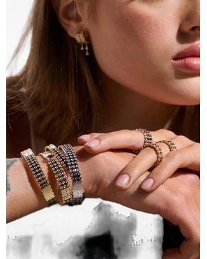TYPE JEWELRY Large Leggo 2.0 Diamond Bangle - Brown