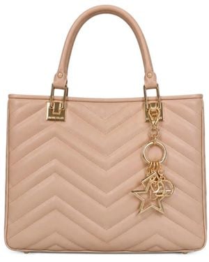 Marc Ellis Medium Krissy Wave Tote Bag - Natural