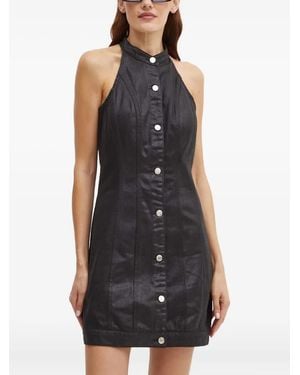 ARMANI EXCHANGE Jurk Met Halternek En Knoopsluiting - Zwart