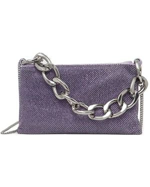 Patrizia Pepe Maxichain Tote Bag - Lila