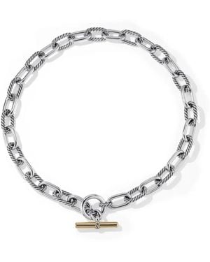 David Yurman 18Kt And Madison Toggle Chain Necklace (11Mm) - Metallic