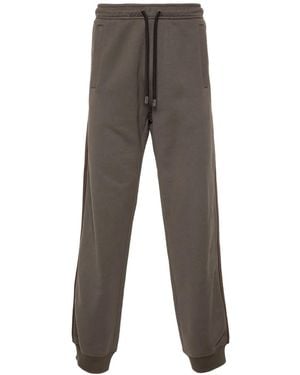 Lanvin シェブロンパネル トラックパンツ - グレー
