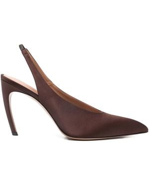 The Attico Zapatos con tacón de 95 mm - Marrón