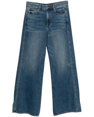 Veronica Beard Kasey Jeans Met Wijde Pijpen - Blauw