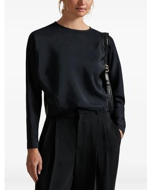 Polo Ralph Lauren Crew-Neck Blouse - Black
