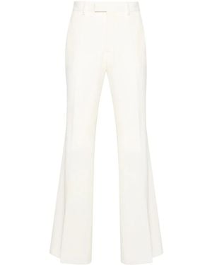 Off-White c/o Virgil Abloh Flared Wool Trousers - White