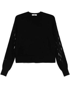 Twinset Oberteil Mit Cut-Outs - Schwarz